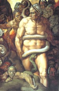 Minos, The Last Judgment, Sistine Chapel, Vatican City